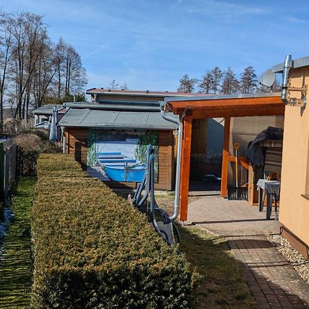 Spreewaldhaeuser Golinski Mit Kamin Am Neuendorfer See Alt Schadow Exteriér fotografie