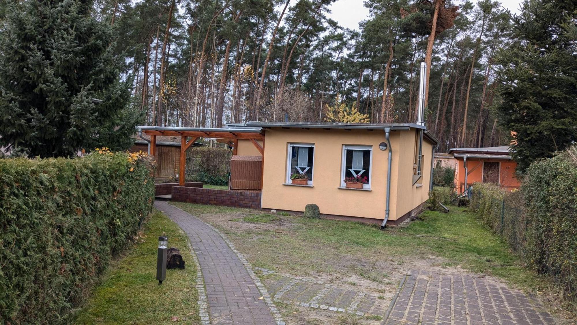 Spreewaldhaeuser Golinski Mit Kamin Am Neuendorfer See Alt Schadow Exteriér fotografie