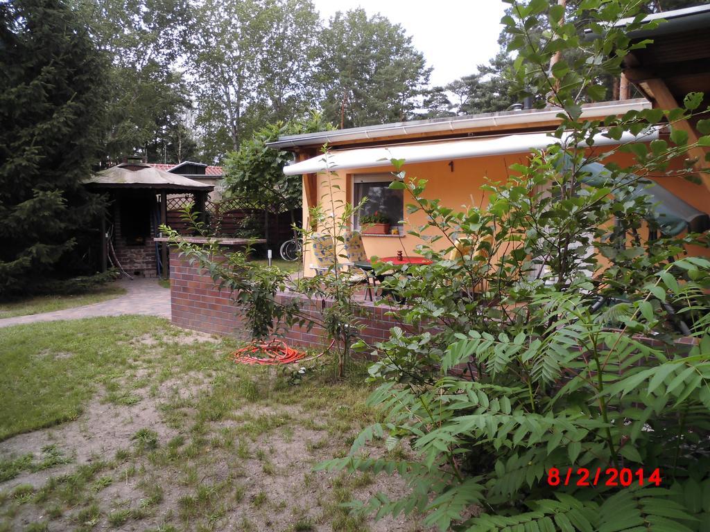 Spreewaldhaeuser Golinski Mit Kamin Am Neuendorfer See Alt Schadow Exteriér fotografie