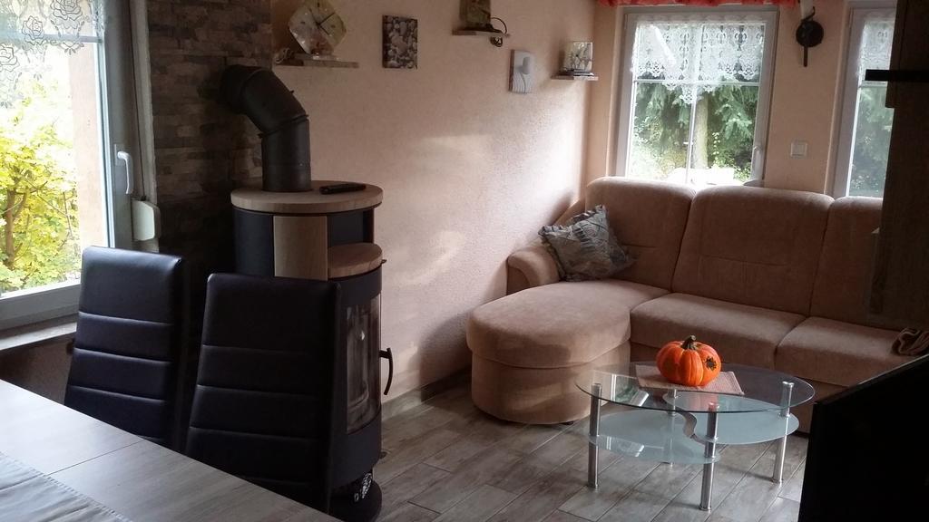 Spreewaldhaeuser Golinski Mit Kamin Am Neuendorfer See Alt Schadow Exteriér fotografie