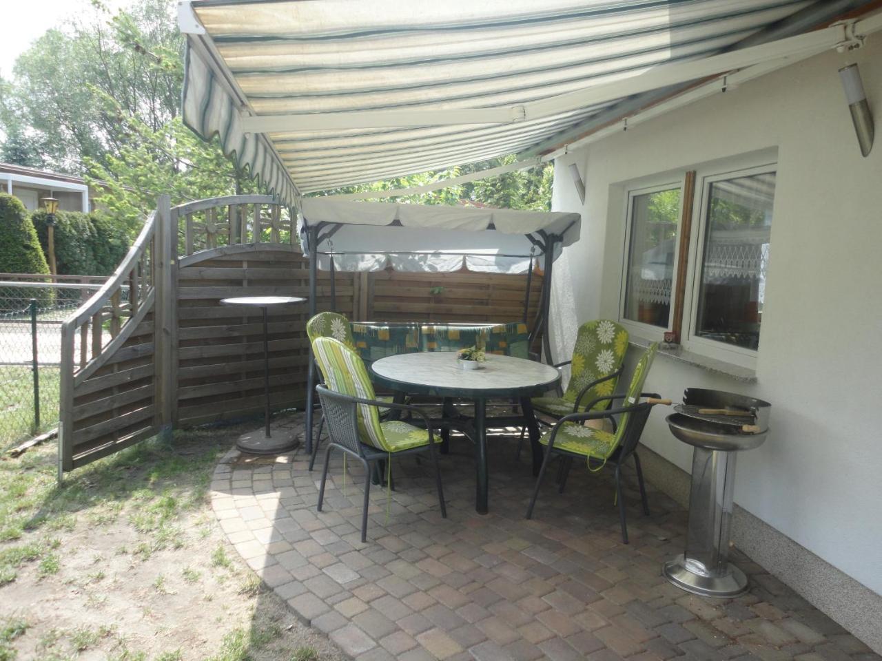 Spreewaldhaeuser Golinski Mit Kamin Am Neuendorfer See Alt Schadow Exteriér fotografie